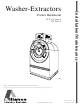 Alliance Laundry Systems UW50P-4 Installation & Maintenance
