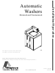 Alliance Laundry Systems W446I Installation & Operation Manual