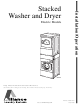 Alliance Laundry Systems SWD444C Installation & Operation Manual