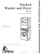 Alliance Laundry Systems SWD447C Installation & Operation Manual