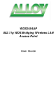 Alloy WDS2454AP User Manual