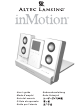 Altec Lansing inMotion Portable Speaker Docking Station User Manual