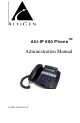 Altigen Alti-IP 600 Administration Manual