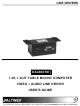 Altinex Table Mount Computer Video + Audio Line Driver DA2000TM User Manual