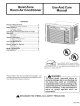 Amana Quiet Zone 18M23TB Use And Care Manual