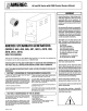 Amerec Steambath Generator 3K10 Owner's Manual