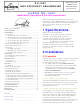 American Aldes DH-100V Installation, Operation & Service Instructions
