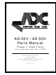 American Dryer Corp. AD-30V Parts Manual