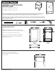 American Standard Cascada Accent Bath Accessories 9435.101 Assembly And Installation Instructions
