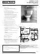 American Standard Enfield 2-PC Elongated Toilet 2860.000 Specification Sheet