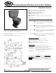 Eljer International Patriot 13.2 Liter Toilets 091-0320 Specification Sheet