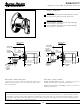 American Standard Moments On/Off & Volume Control Valves T506.700 Specification Sheet