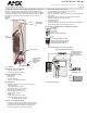 AMX Incandescent Dimmer Module RDM-INC Installation Sheet