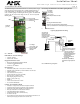 AMX Single Channel Lutron FDB Ballast Dimmer RDM-FDB Installation Sheet