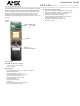 AMX RDA-PSM 12 VDC 2.5A POWER SUPPLY MODULE Installation Sheet