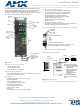 AMX Dual DC Dimmer Module RDM-2DC Installation Manual