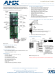 AMX Triple DC Dimmer Module RDM-3DC Installation Manual