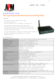 APM AAWAP601HW Specification Sheet