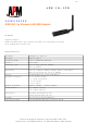 APM IEEE 802.11g Wireless LAN USB Adapter AAWUS036E Specifications