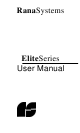 RANA Systems RanaSystems 13-0010--001 User Manual