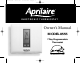 Aprilaire 8555 Owner's Manual