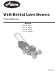 Ariens 911110 - SP21 Parts Manual