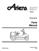 Ariens 927 Parts Manual