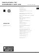 Hotpoint Ariston AQUALTIS AQM8D49UH Instructions For Installation And Use Manual