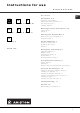 Ariston AVSD 109 Instructions For Use Manual