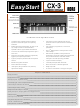 Korg EASYSTART CX-3 Easy Start