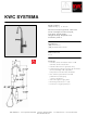 KWC SYSTEMA 10.501.212 Specification Sheet