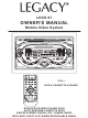 Legacy LDCS 91 Owner's Manual