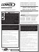 Lennox Hearth Products LMDTV-3328CNM Homeowner's Care And Operation Instructions Manual