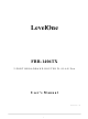 LevelOne FBR-1406TX User Manual
