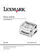 Lexmark E234 User Reference Manual