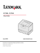 Lexmark C 760 Setup Manual