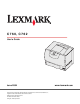 Lexmark C762 User Manual