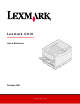 Lexmark C910 User Reference Manual