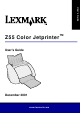 Lexmark Z55 User Manual