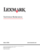 Lexmark C760 Technical Reference