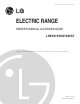 LG LRE30755SB Owner's Manual & Cooking Manual