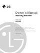LG WD3632HW Owner's Manual