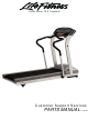 Life Fitness Treadmill T3.5 Parts Manual