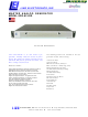 Link electronics Master Analog Generator SPG-812/SD Specification Sheet