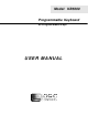 Logic Controls KB5000 User Manual