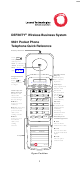 Lucent Technologies Definity 9601 Quick Reference