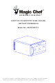 Magic Chef MCWC8DCT2 Instruction Manual