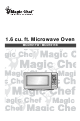 Magic Chef MCD1611B User Manual