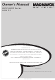 Magnavox 15MF/20MF Owner's Manual