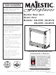 Majestic fireplaces 33LDVR Installation Instructions And Homeowner's Manual
